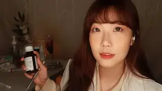 ASMR The doctor at the health center, heals your wounded ears / ear treatment