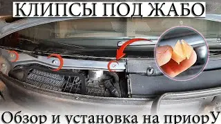 ☑️ ПЛАСТИКОВЫЕ КЛИПСЫ ПОД ВЕРХНИЙ РЯД ВИНТОВ ЖАБО ПРИОРЫ.