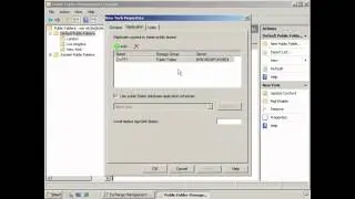 Configure Public Folder Settings in Exchange 2007