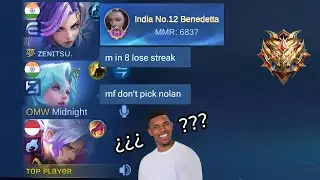 RANDOM STARTED TRASH TALKING FOR PICKING NOLAN BUT ENDED UP CARRYING THEM🗿 - MLBB
