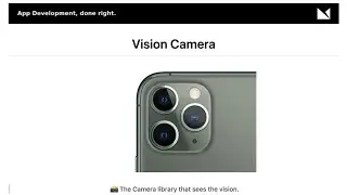 React Native Vision Camera