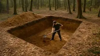 This Man Built a Hidden Underground Bunker in the FOREST in 75 Days