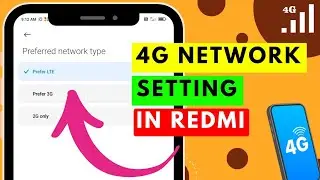 4g network settings in redmi mobile | 4g settings android mobile