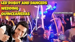Led Robot for Parties Weddings Quinceañeras Birthdays