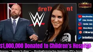 WWE Donates $1 Million To Children's UPMC in Pittsburgh