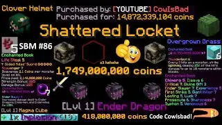 funny moments & RNG 🔥💯🥳💰(hypixel skyblock moments #86)