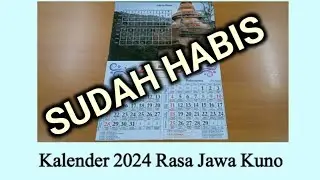 49) Kalender Edukatif Tahun 2024 Rasa Jawa Kuno