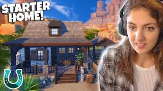 Horse Ranch STARTER HOME🐴 | The Sims 4: Speed Build 