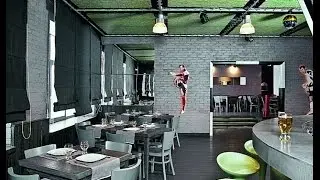 #852. Лучшие интерьеры - Спорт-бар в Москве (280 кв.м)
