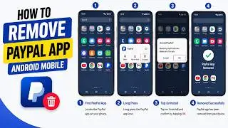 Android Mobile - How To Remove PayPal App | How To Uninstall PayPal App | DR technology