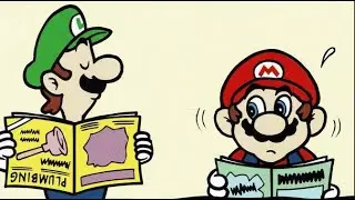 Luigi can't read