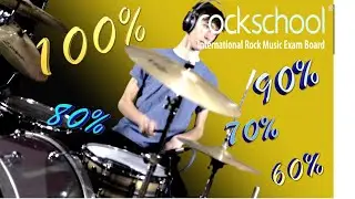 Slipstream - Rockschool Drums Grade 2 Backing Track 60%, 70%, 80%, 90% & Full Tempo