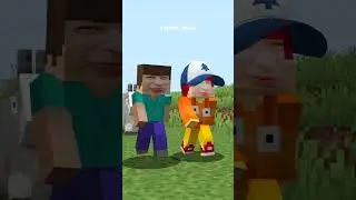 Идёт коза рогатая за малыми ребятами в minecraft! 🐐