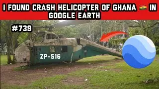 #739 crash helicopter 🚁 in google map and google earth #googleearth #findearth ##crash