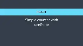 React - Simple counter with useState