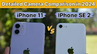 iPhone SE 2020 VS iPhone 11 Camera Comparison in 2024🔥- Detailed Camera Test⚡️