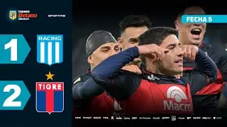 RACING 1 - 2 TIGRE | Resumen del partido | 