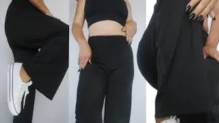 Como hacer un pantalón acampanado/ como hacer pantalón pierna ancha (SIN PATRON)