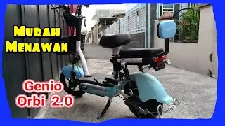 Sepeda Listrik Harga Murah Tampilan Desain Keren Genio Orbi 2.0