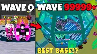 I Built the MOST OVERPOWERED Base in Survive Zombie Arena (Roblox)