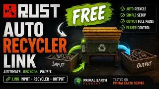 Free Rust Recycler Plugin | AutoRecyclerLink Setup Tutorial