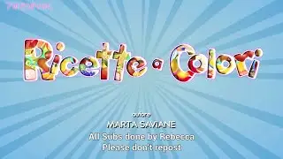 Ricette A Colori - How to make Almond Biscuits (English Sub)