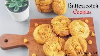 Butterscotch Cookies in Airfryer / Eggless butterscotch cookies / Cusinart Airfryer