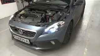 VOLVO V40 2013-2017. Улучшаем свет-меняем линзы
