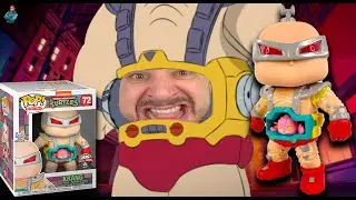 ПАПА РОБ И ЧЕРЕПАШКИ-НИНДЗЯ VS КРЭНГ! БОЛЬШАЯ ФИГУРКА KRANG FUNKO POP!  RETRO TOYS! TMNT РАСПАКОВКА!