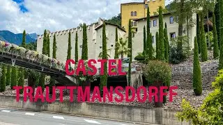 Замок в Мерано Италии   , Трауттмансдорф.Castello a Merano Italia, Trauttmansdorff.