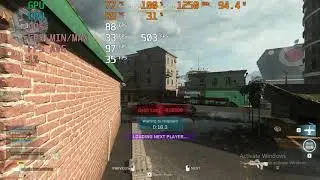 1080p Normal Call of Duty Warzone, I7 10700, RX 570, 3600Mhz, Average FPS Benchmark PL Unlimited