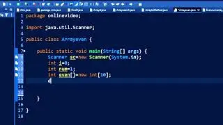 Even Number  Program in java || Even number Program in java Using Array ||Java Even Number PROGRAM
