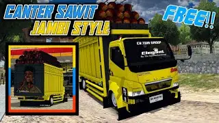 RILIS!!..SHARE LIVERY DAN MOD CANTER SAWIT NDR VARIAN MOLEX FREE #bussimulatorindonesia #bussid