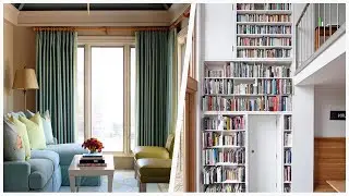 75 Painted Wood Floor Living Room Design Ideas You'll Love 🔴