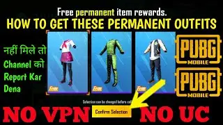 How To Get FREE Legendary Outfit In Pubg Mobile | Free Outfit in Pubg Mobile 2020 | Glax |