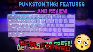 Punkston TH61 Mechanical (optical) Keyboard Features & Quick Review
