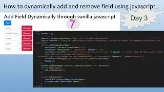 How to add field dynamically in JavaScript | Create element and append element in vanilla JavaScript