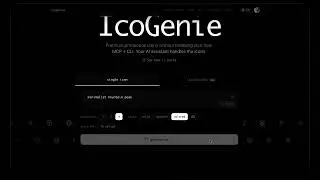IcoGenie - AI Icon Generator for Developers | MCP + CLI + Web App