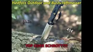 Nedfoss Outdoor und Bushcraftmesser / Jagdmesser
