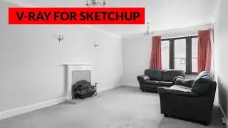 V-ray For Sketch-Up color bleeding for Virtual Staging