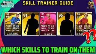 SKILL TRAINER GUIDE FOR YOUR BEST PLAYERS | PES 2021 MOBILE