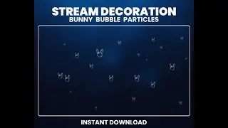 Bunny Bubble Overlay for Streams – OBS, Twitch & Streamlabs Animated Design