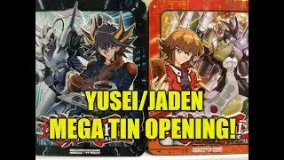 BEST! JADEN/YUSEI MEGA TIN 2018 OPENING! BOTH TINS! GREAT PULLS! YUGIOH!