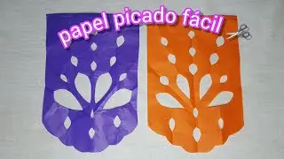 PAPEL PICADO PARA DECORAR EL ALTAR . FÁCIL Y RÁPIDO.