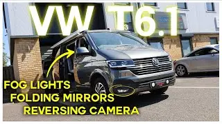 T6.1 Gets Factory Fog Lights, Folding Mirrors & Rear Camera Upgrades (All Genuine VW Factory Kit)