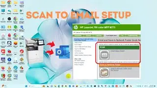 Scan to Email How to Setup HP Printer Simple setup through Browser Problem Solved |@HDAMSTech