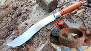 Making Knife from old bearing