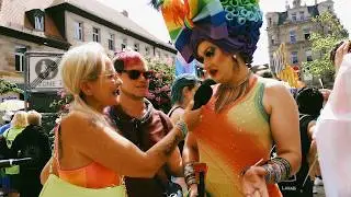 brutal Lokal vom CSD in Fürth 2024
