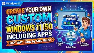 Create Your Own Custom Windows 11 ISO Including Apps  (Bengali) * Check Description Box*