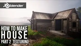 Как сделать дом в Blender 2 (Текстурирование) / How to make a house in Blender 2 (Texturing)